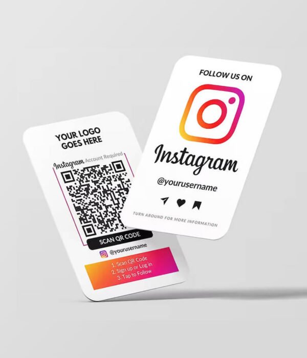 Instagram NFC Social Card
